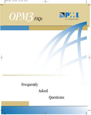 Opm3 self assessment pdf to word document